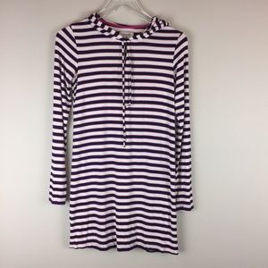 Mott 50 | Striped Beach Cover Up Tunic Hood SPF 50